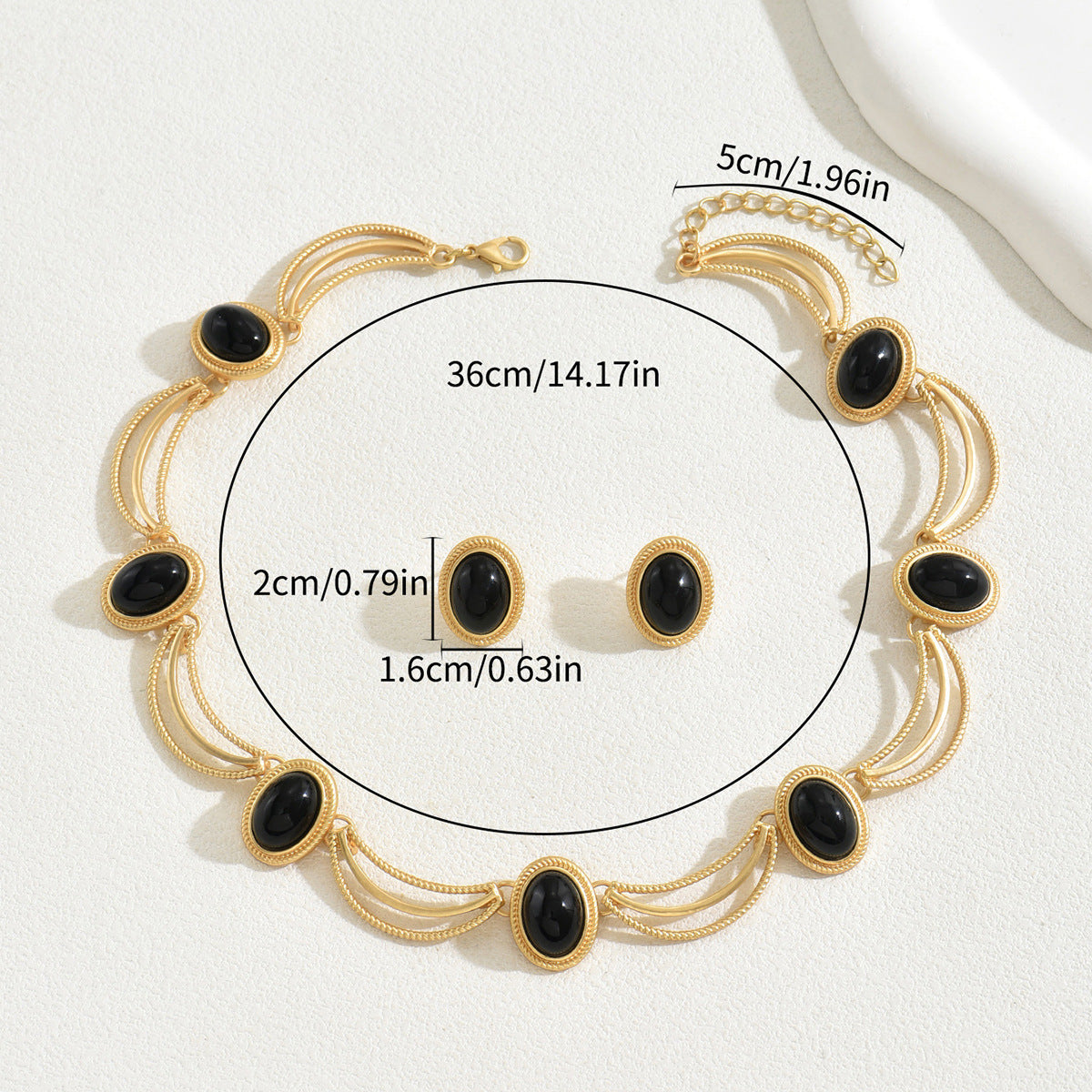 Women's Earrings And Necklace Set