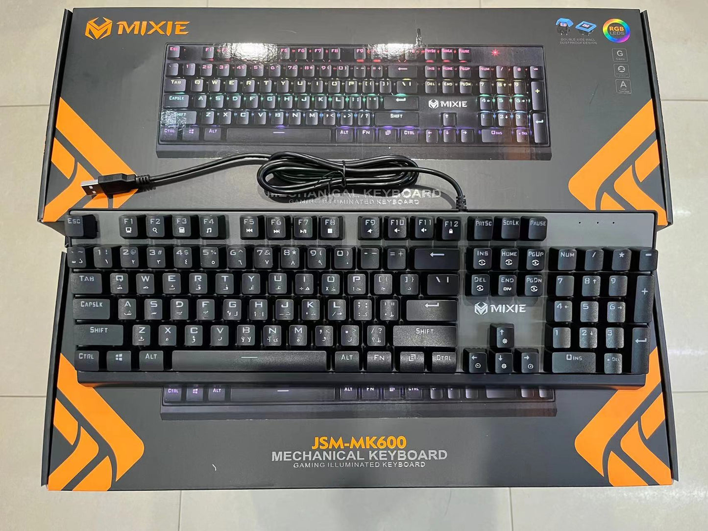 Arabic E-sports Rgb Mechanical Keyboard