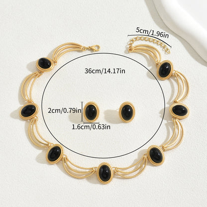 Women's Earrings And Necklace Set