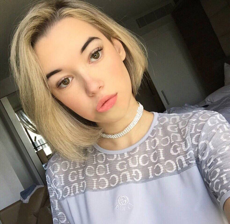 Trendy Girl Full Rhinestone Necklace